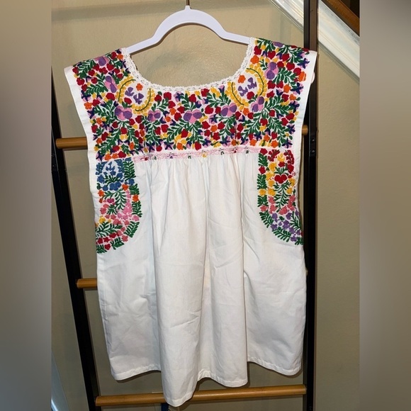 ▶️ Mi Golondrina ◀️ Arroyo De Flores Blusa small - Picture 12 of 16